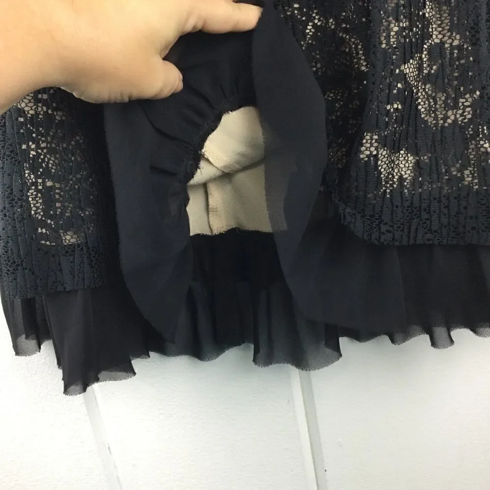 Rachel Rachel Roy Black Lace A-line Skirt - 6‎